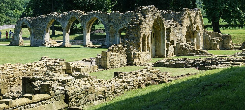 Little remains today of Hailes Abbey which was once a great Cistercian abbey. Picture courtesy English Heritage